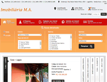Tablet Screenshot of imobiliariama.com.br